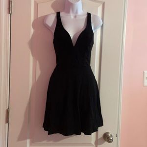 Black skater dress